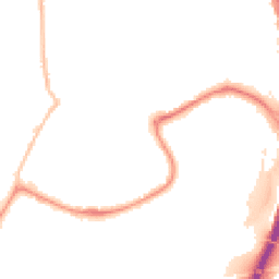 Night-time road noise heatmap for TQ12 3AG