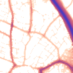 Daytime road noise heatmap for TQ12 3DH