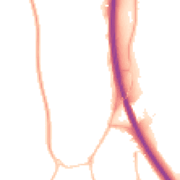 Night-time road noise heatmap for TQ12 3PY