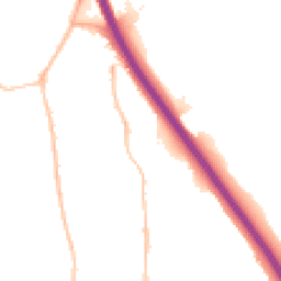 Night-time road noise heatmap for TQ12 3QX