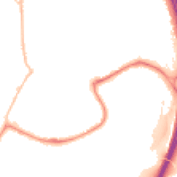 Night-time road noise heatmap for TQ12 3SR