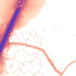 Daytime road noise heatmap for TQ12 4FJ