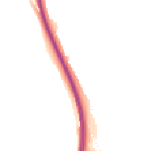 Night-time road noise heatmap for TQ12 4NG