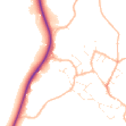 Daytime road noise heatmap for TQ12 5NL