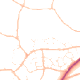 Daytime road noise heatmap for TQ12 5SH