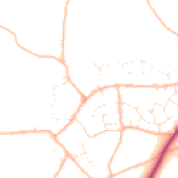 Daytime road noise heatmap for TQ12 5TL