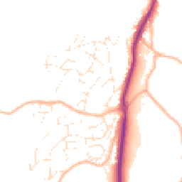 Daytime road noise heatmap for TQ12 6AE