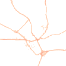 Daytime road noise heatmap for TQ12 6DJ