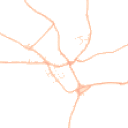 Daytime road noise heatmap for TQ12 6DP