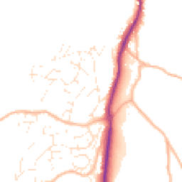 Daytime road noise heatmap for TQ12 6FG