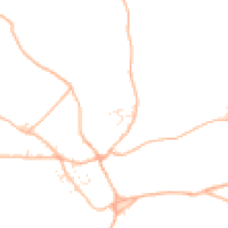 Daytime road noise heatmap for TQ12 6GT