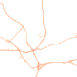Daytime road noise heatmap for TQ12 6GU
