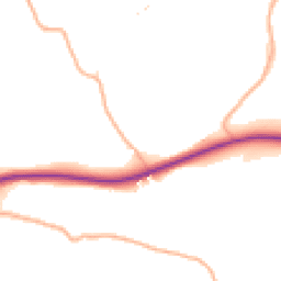 Daytime road noise heatmap for TQ12 6NN