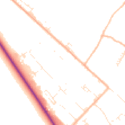 Daytime road noise heatmap for TQ12 6UD