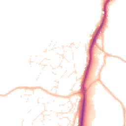 Daytime road noise heatmap for TQ12 6YR