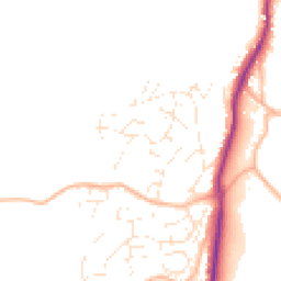 Daytime road noise heatmap for TQ12 6YS