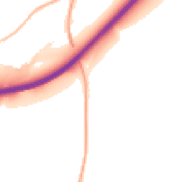 Night-time road noise heatmap for TQ13 0AJ