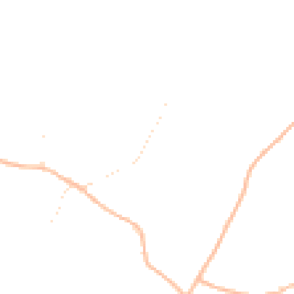 Daytime road noise heatmap for TQ13 0BD