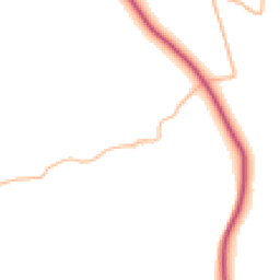 Daytime road noise heatmap for TQ13 0BW
