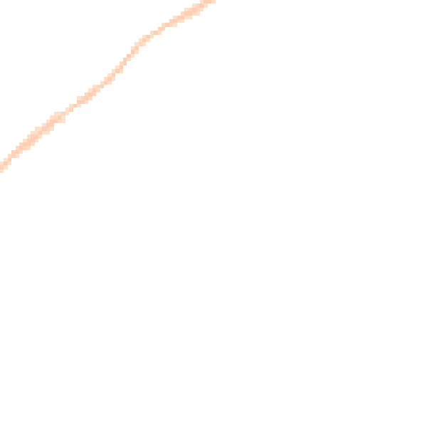 Night-time road noise heatmap for TQ13 0LJ