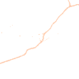 Daytime road noise heatmap for TQ13 0LU