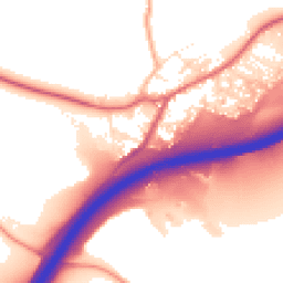 Daytime road noise heatmap for TQ13 0PY
