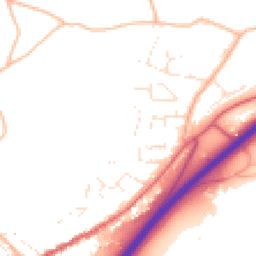 Daytime road noise heatmap for TQ13 7BH