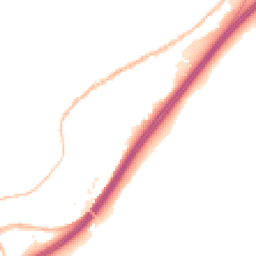 Night-time road noise heatmap for TQ13 7DH