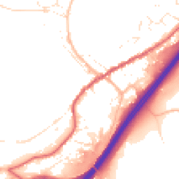 Daytime road noise heatmap for TQ13 7DT