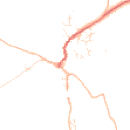 Daytime road noise heatmap for TQ13 8AB