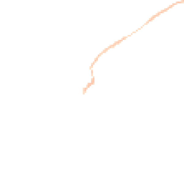 Night-time road noise heatmap for TQ13 8AB