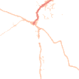 Daytime road noise heatmap for TQ13 8BB