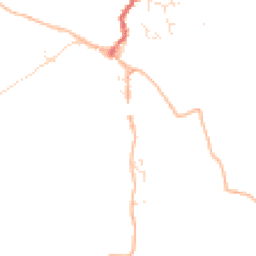 Daytime road noise heatmap for TQ13 8BD