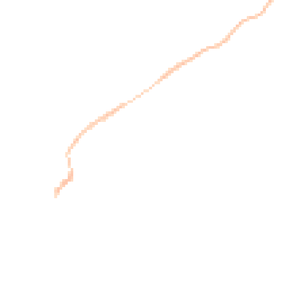 Night-time road noise heatmap for TQ13 8FU