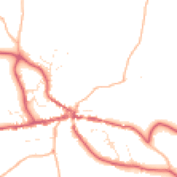Daytime road noise heatmap for TQ13 8LU