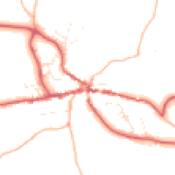 Daytime road noise heatmap for TQ13 8NF