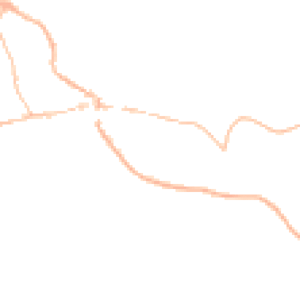 Night-time road noise heatmap for TQ13 8NR