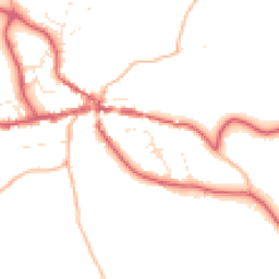 Daytime road noise heatmap for TQ13 8NS