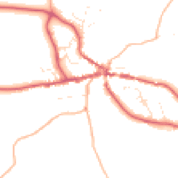 Daytime road noise heatmap for TQ13 8NX
