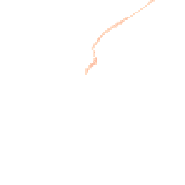 Night-time road noise heatmap for TQ13 8SY