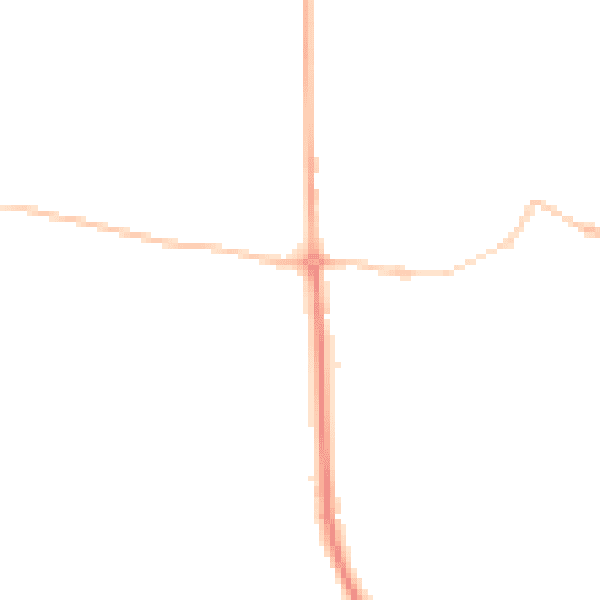 Night-time road noise heatmap for TQ13 9AT