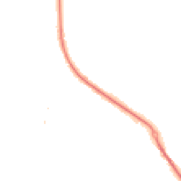 Night-time road noise heatmap for TQ13 9DB