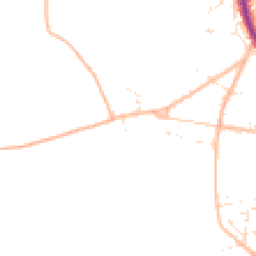 Daytime road noise heatmap for TQ13 9DJ