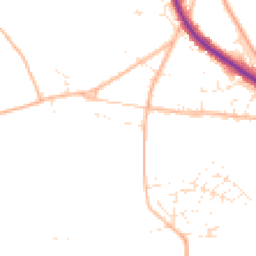 Daytime road noise heatmap for TQ13 9DP