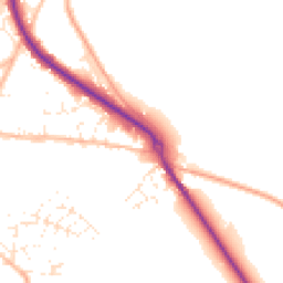 Daytime road noise heatmap for TQ13 9DR