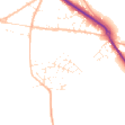 Daytime road noise heatmap for TQ13 9FB