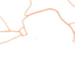Daytime road noise heatmap for TQ13 9RP