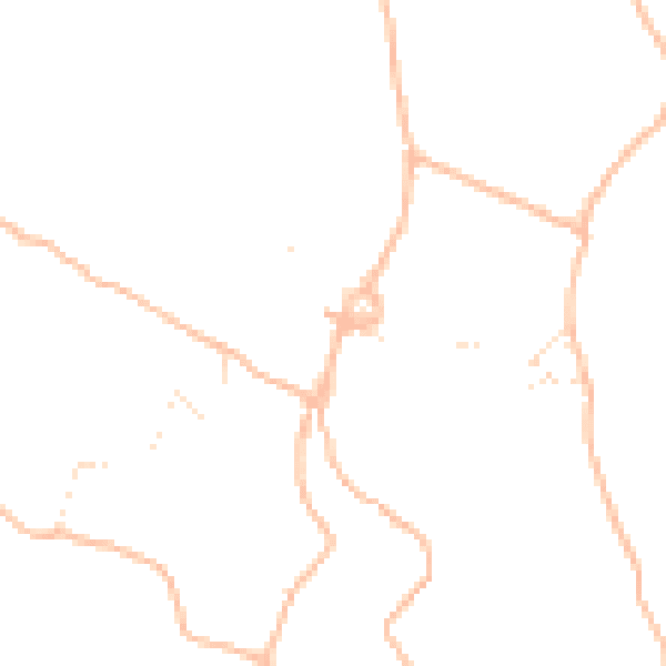 Daytime road noise heatmap for TQ13 9TA
