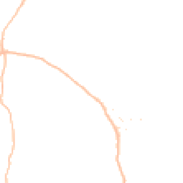 Daytime road noise heatmap for TQ13 9UH