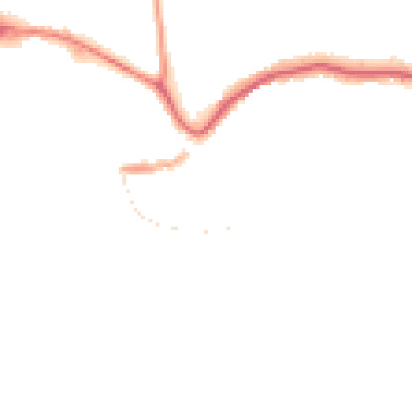 Night-time road noise heatmap for TQ9 5AP